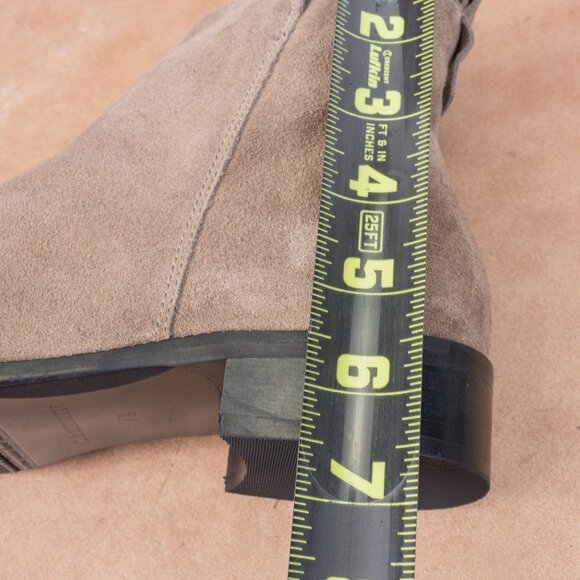 La Canadienne Women Klive City Dry Taupe Suede Zip Ankle Dress Boots sz 7.5 - Picture 6 of 8